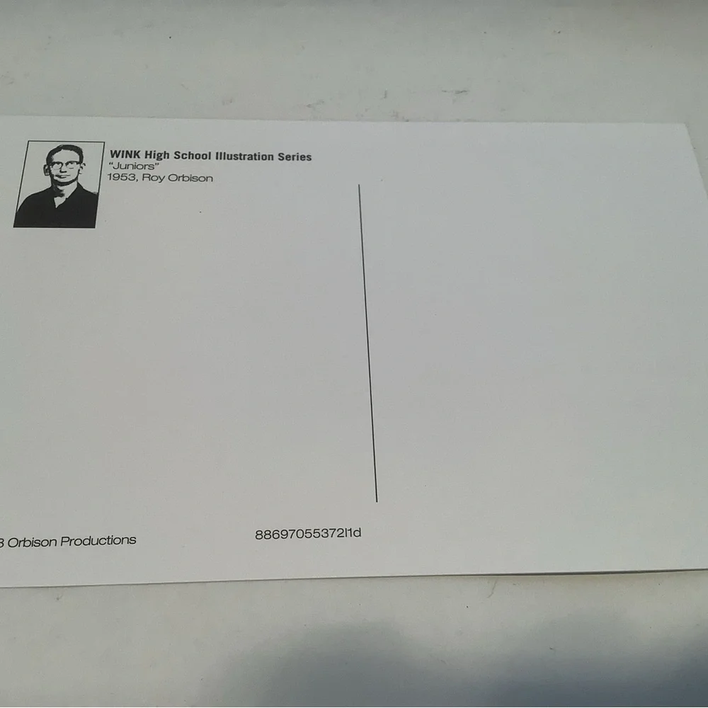 Roy Orbison WINK High School Illustration Series FULLSET Postcard Gift Set 6 NEW